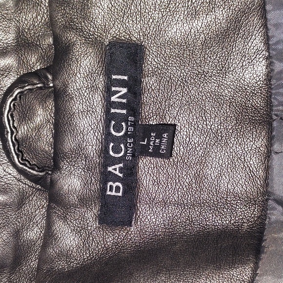 Baccini faux leather moto jacket - Picture 6 of 10